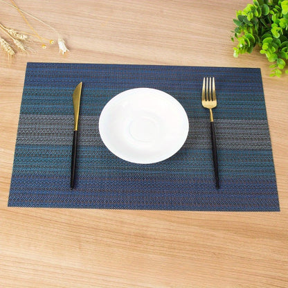 12x18 Inch Heatproof PVC Placemats Set of 6 with Triple Guard Technology Scratch Resistant Non Slip and Fire Resistant Scandinavian Minimalist Table Mats for Dining Tables Vases and Centerpieces Trimmable Size Easy to Wipe Clean