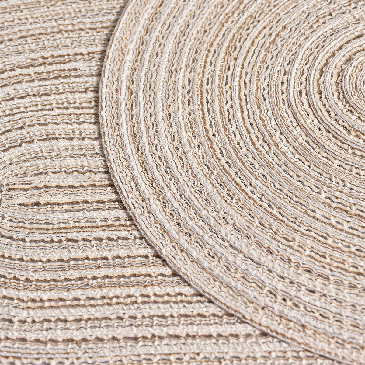 4\u002F6pcs Oval Yarn Placemats, Washable Table Mats, Polyester 100.00, Hand-Woven Dining Decor, 100% Polyester Tabletop Pads